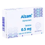 Alzam Alprazolam 0.50 MG 30 TABS