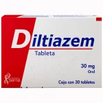 Cardizem Diltiazem hydrochloride Generic 30 mg 30 tabs