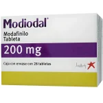 Provigil Modiodal Modafinil 200 mg 28 Tabs.