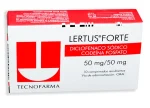 Lertus CD Diclofenac sodium and Codeine  50/50 mg 20 Tabs