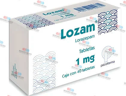 Lozam Lorazepam 1 mg 40 tabs