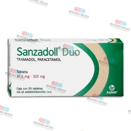 Tramacet Acetaminophen and Tramadol Generic 37.5/ 325 mg 20 tab