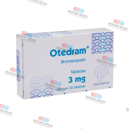 Otedram  Bromazepam 3 mg 30 Tabs.