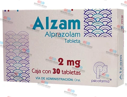 Alzam Alprazolam 2 mg 30 tabs