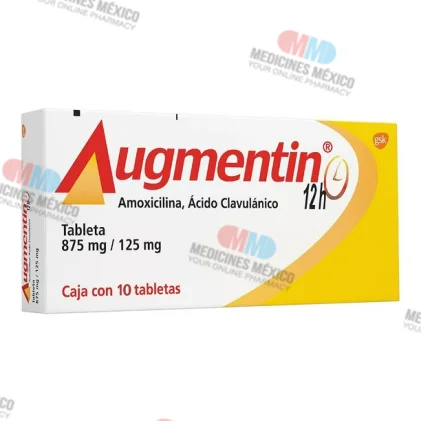 (MO) Augmentin amoxicillin &clavulanate/clavu generic 875/125mg10Tabs