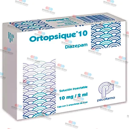 Ortopsique Diazepam 10 mg  5 Ampoules