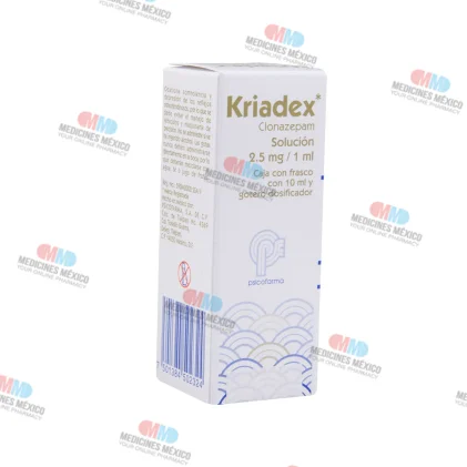 Kriadex Clonazepam 2.5 mg Drops 10 ml