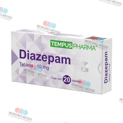 Diazepam 10 mg 20 tabs.