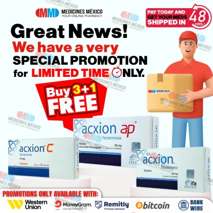 BUY 3 Acxion 30 mg 30 tabs GET 1 FREE!