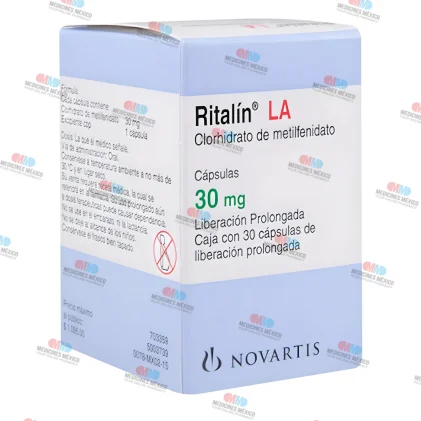 Ritalin LA Methylphenidate 40 mg 30 Tabs