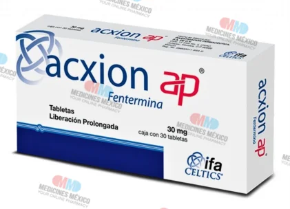 Acxion Phentermine  AP 30 mg  30 tabs Extended release