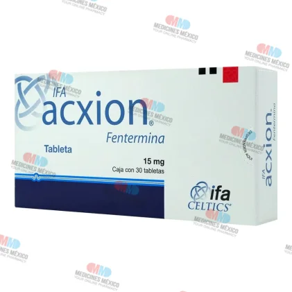 Acxion Phentermine   15 mg 30 tabs