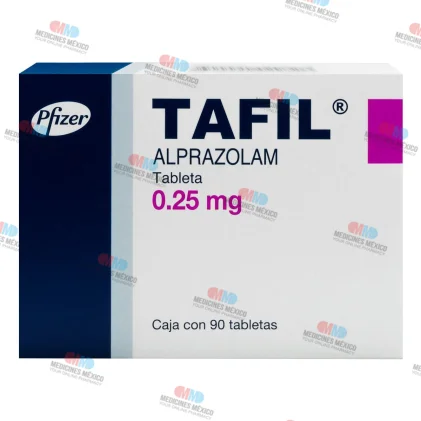 Tafil Alprazolam  0.25 mg 90 Tabs(Xanax )
