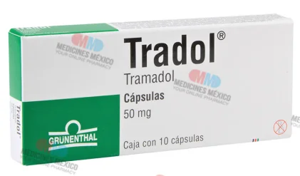 Tramadol Tradol 50 mg 10 Caps